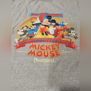 Disney Mickey Mouse 75th anniversary TShirt Size XL Disneyland Resort